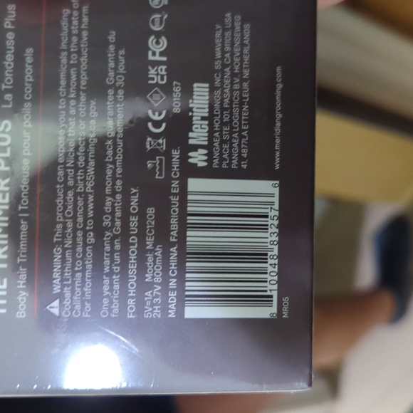 Meridian body hair trimmer - Picture 5 of 5